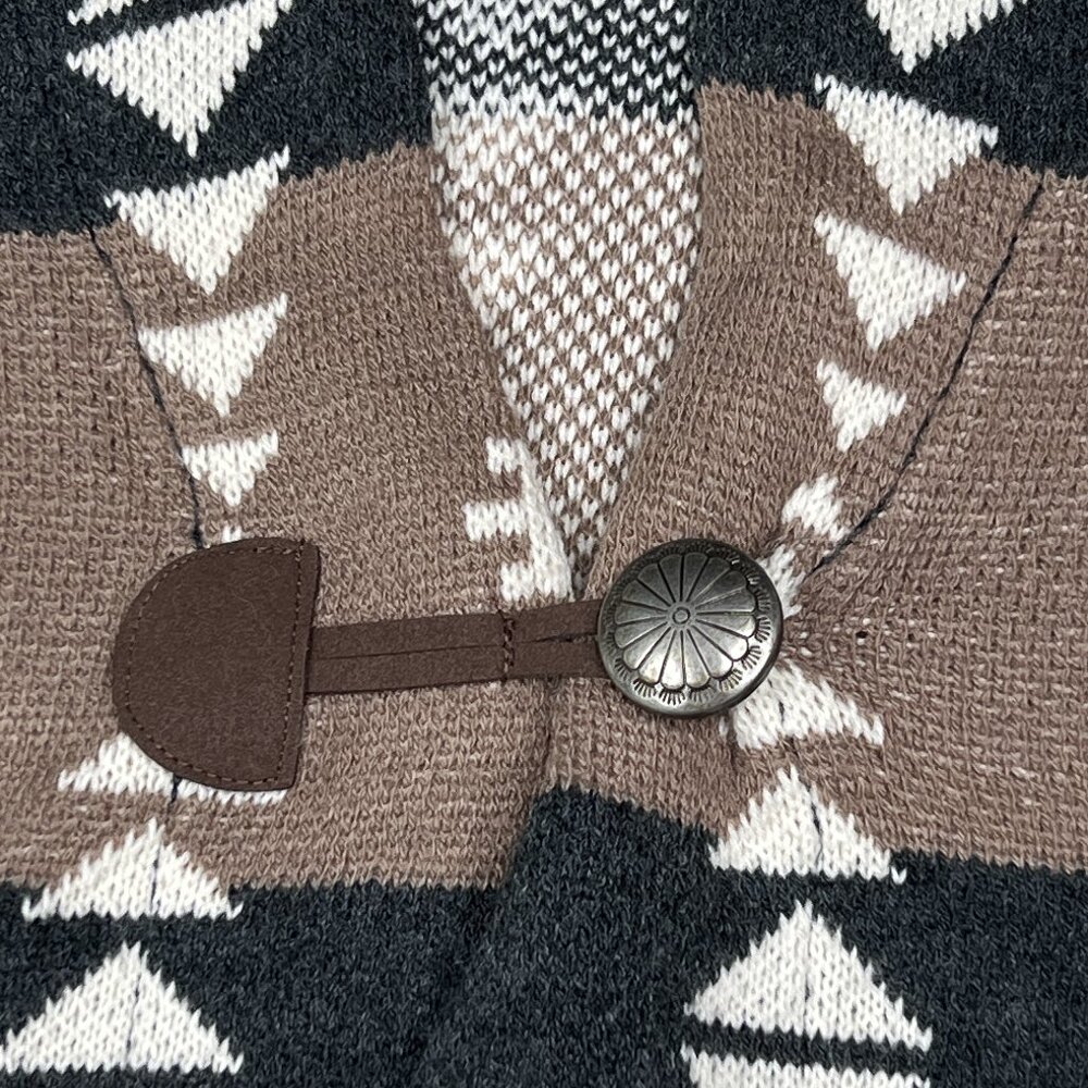 Anthropologie X Oliver. O Southwestern Boho Tribal Knit Cardigan Size 1X - NWOT - Picture 4 of 7